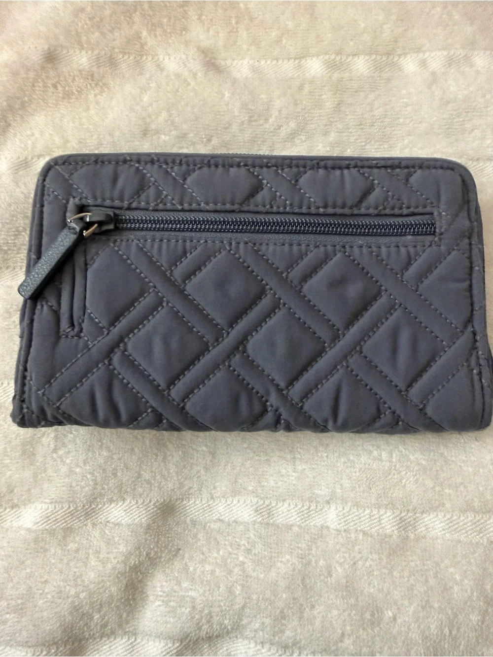 Vera Bradley Quilted Moonless Night Turn-Lock Wallet